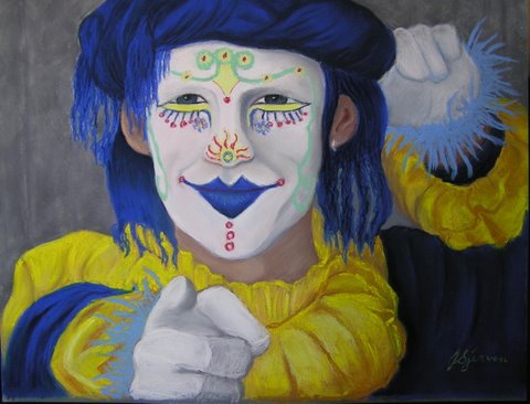 Mime at Uzes, Provence